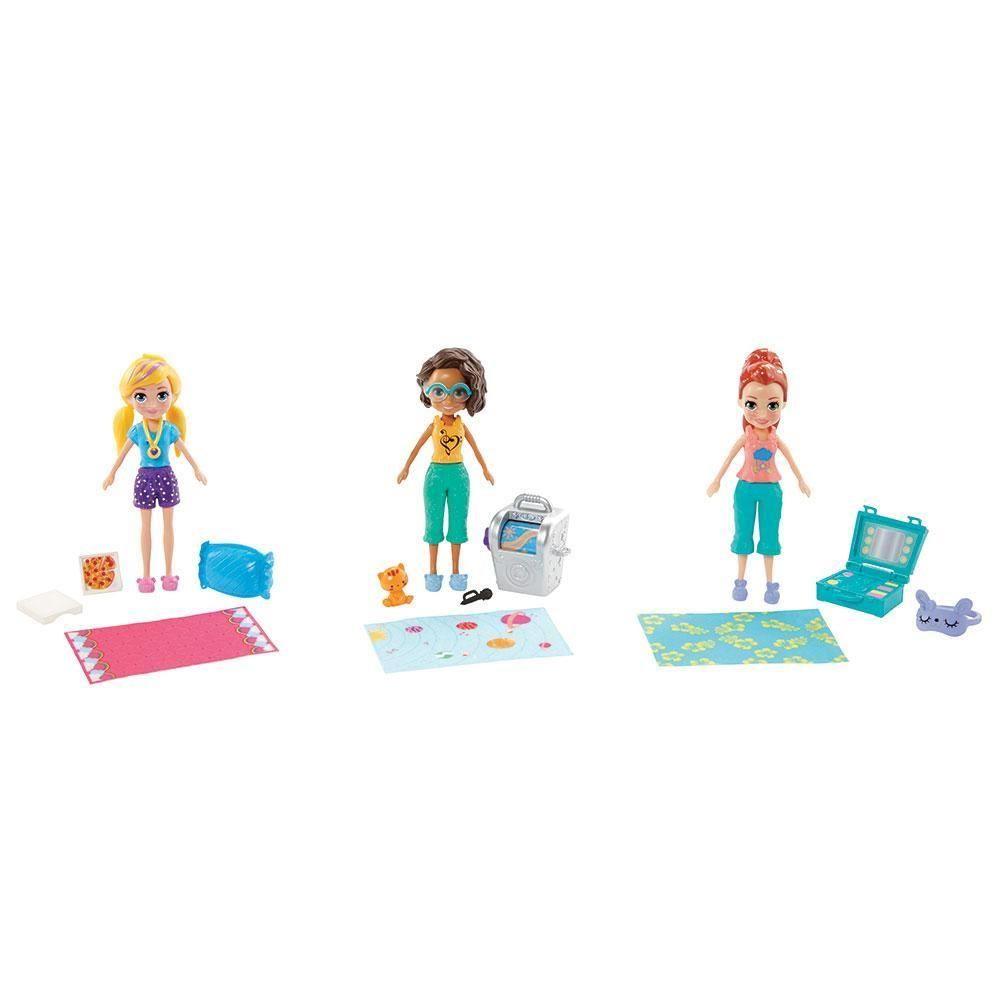 Polly Pocket Festa Do Pijama - Mattel - Brinkpell