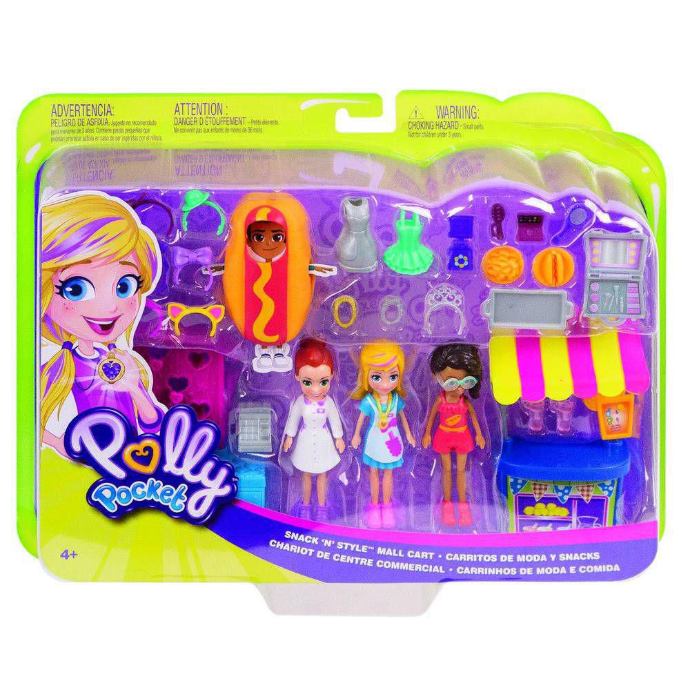 Conjunto e Boneca - Polly Pocket - Modas Pequeno - Sortida - Mattel