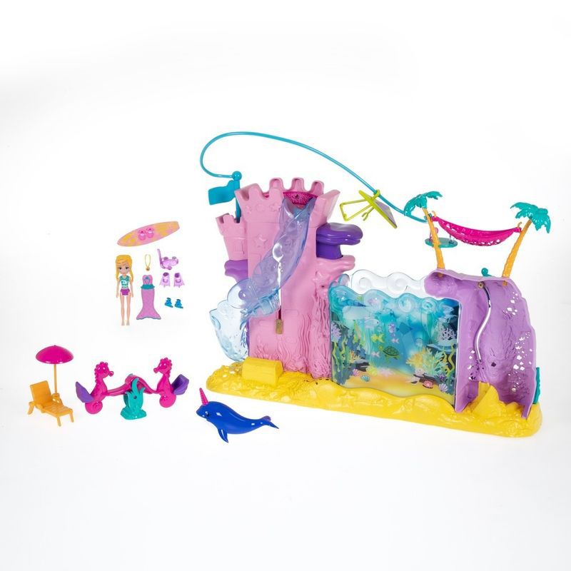 Polly Pocket Aventuras de Sereia - GXV27 - Mattel - Real Brinquedos