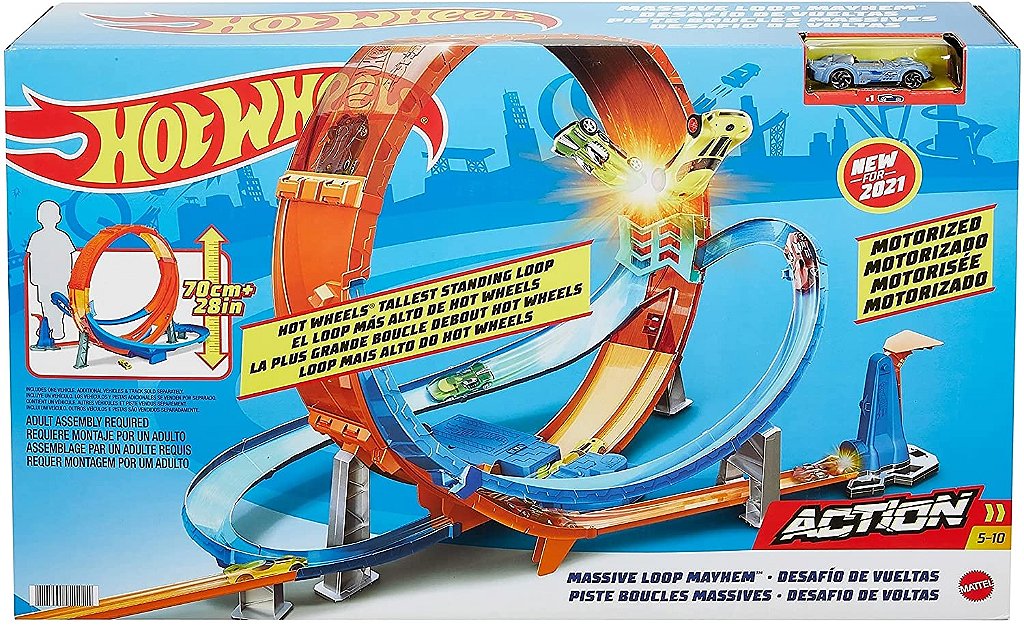 Hot Wheels Pista Gigante de Batidas : : Brinquedos e Jogos