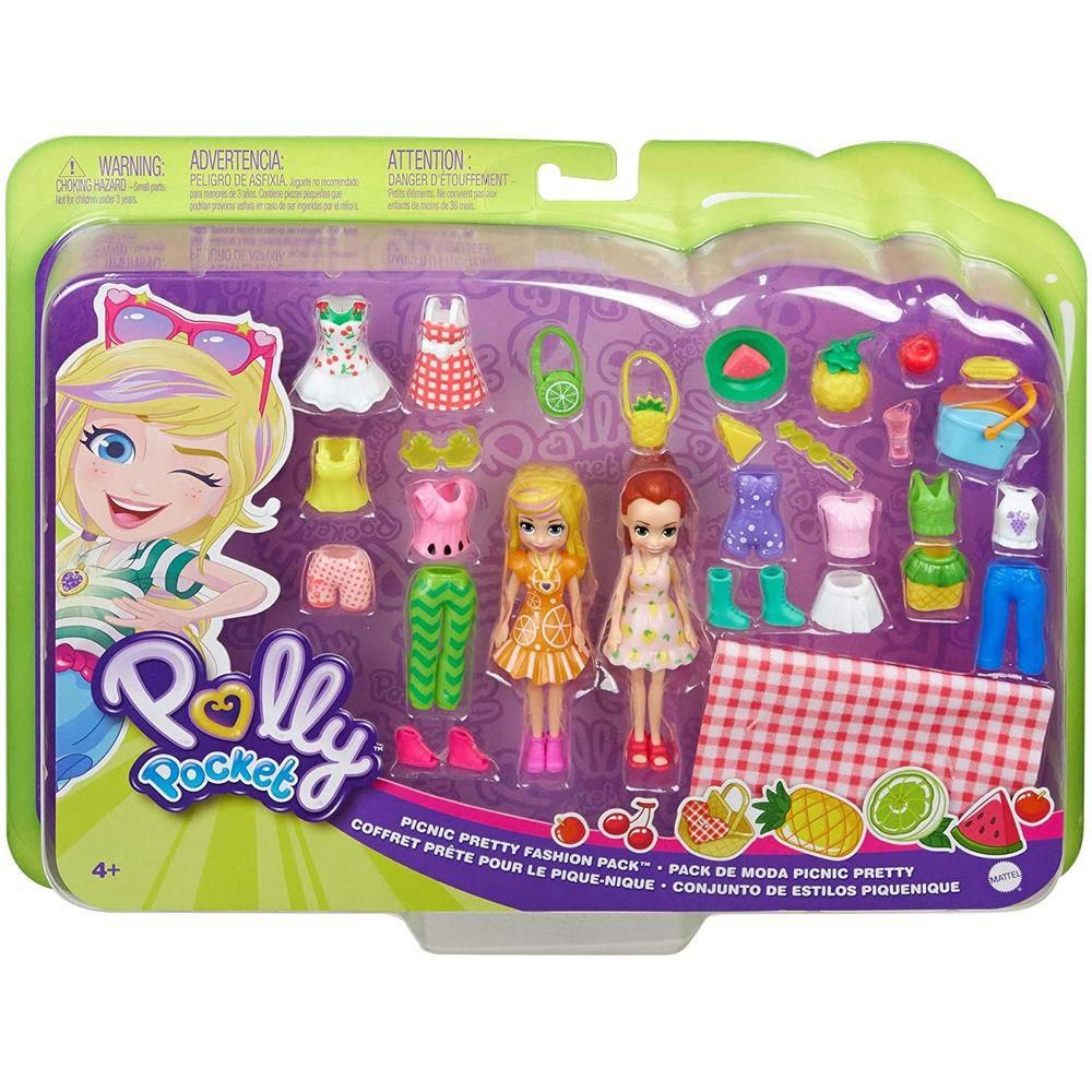 Veículo e Boneca - 2 em 1 - Polly Pocket - Jatinho Fabuloso - Mattel