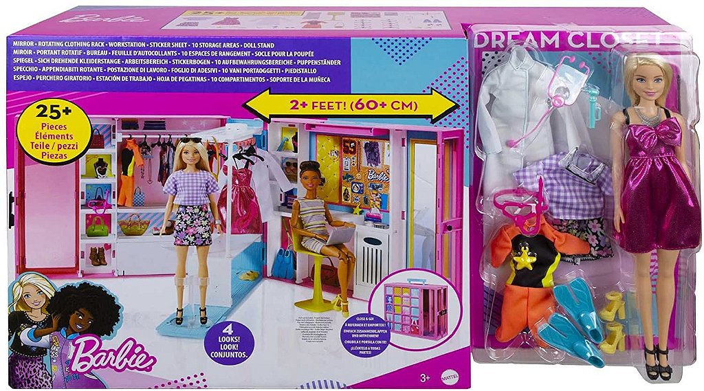 Conjunto Cenário e Boneca - Barbie - Casa Glam 360 - Mattel