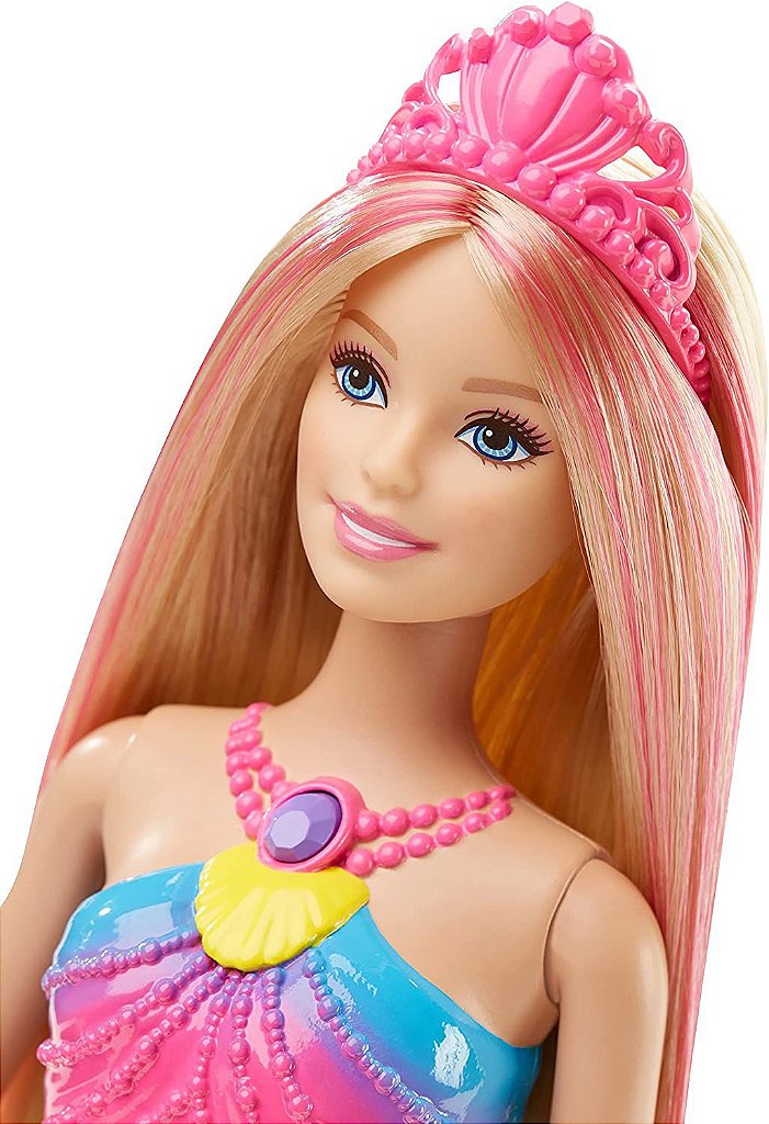 Boneca Barbie Dreamtopia Sereia Luzes E Brilhos Mattel - HDJ36