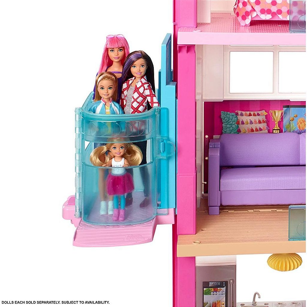 🏷️【Tudo Sobre】→ Barbie Real Casa dos Sonhos Ffy84 - Mattel