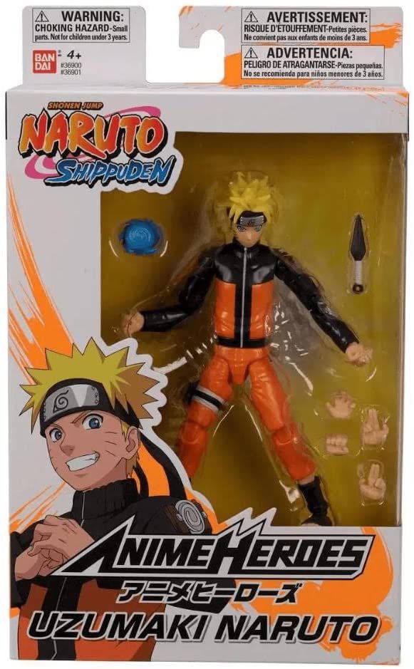 Quebra Cabeça Naruto Shippuden + Boneco Naruto Uzumaki 24 Cm