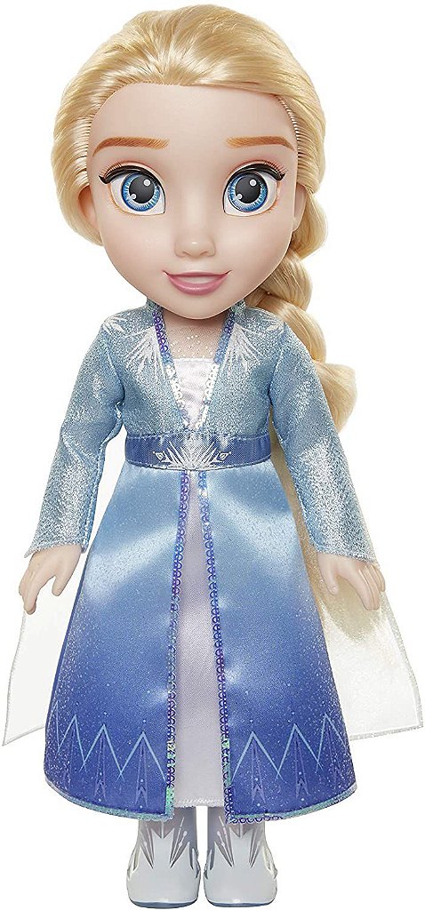 Boneca Elsa Que Canta, Vestido com Luz, Frozen 2, Mimo