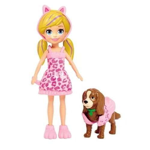 Boneca Polly Pocket Conjunto Super Armário De Animais HKW11 - Star Brink  Brinquedos