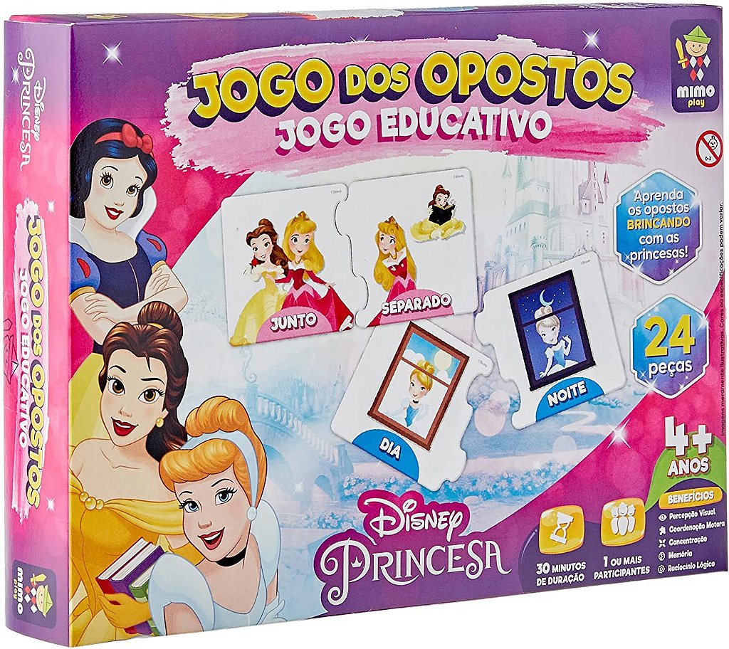 Jogo Números Princesas Disney Mimo Brinquedos - 2022