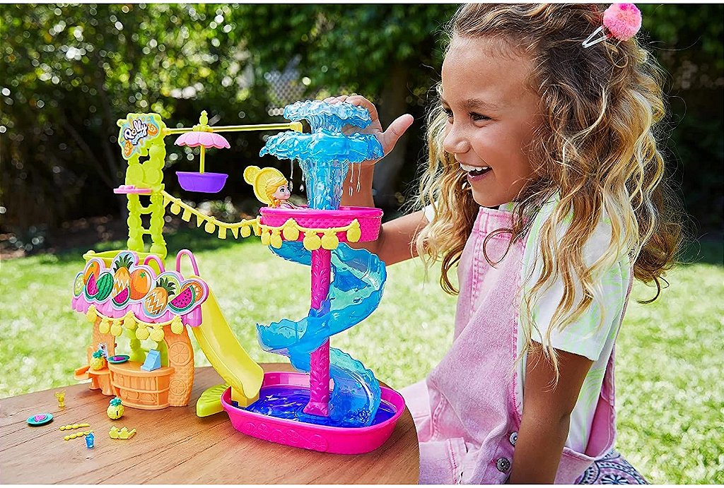 Polly Pocket Parque Aquático Dos Abacaxis Mattel GFR02 - Star Brink  Brinquedos