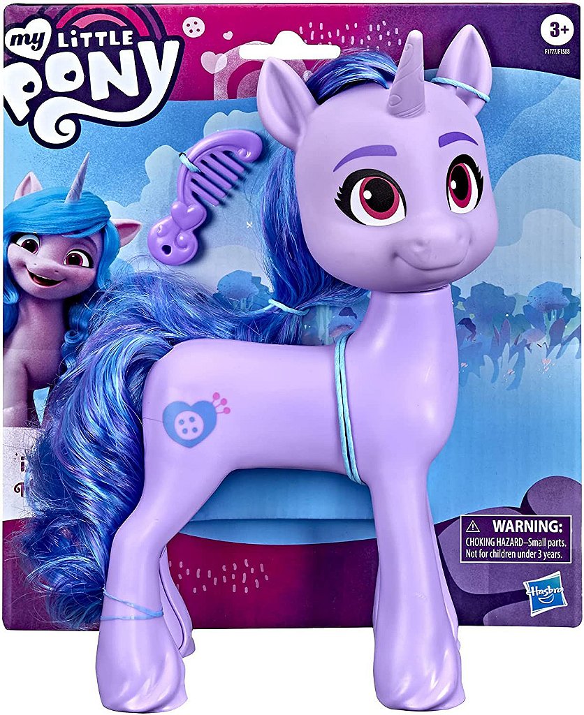 Figura - My Little Pony - A New Generation Grandes Amigos do Filme - Izzy  Moonbow - Hasbro