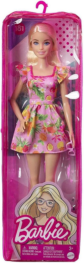 Boneca Barbie Fashionista Loira 169 Mattel FBR37 - Star Brink