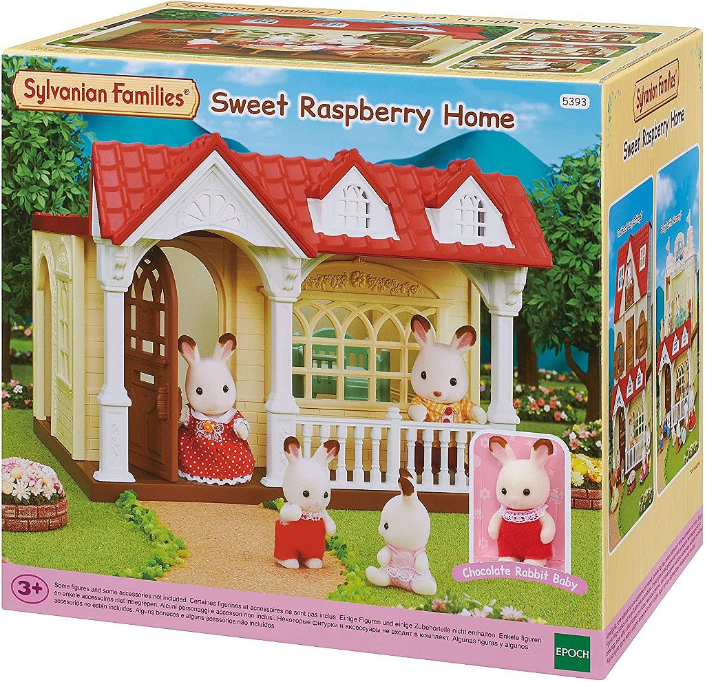 Casa Telhado Vermelho com Luzes, Sylvanian Families, Multicor :  : Brinquedos e Jogos