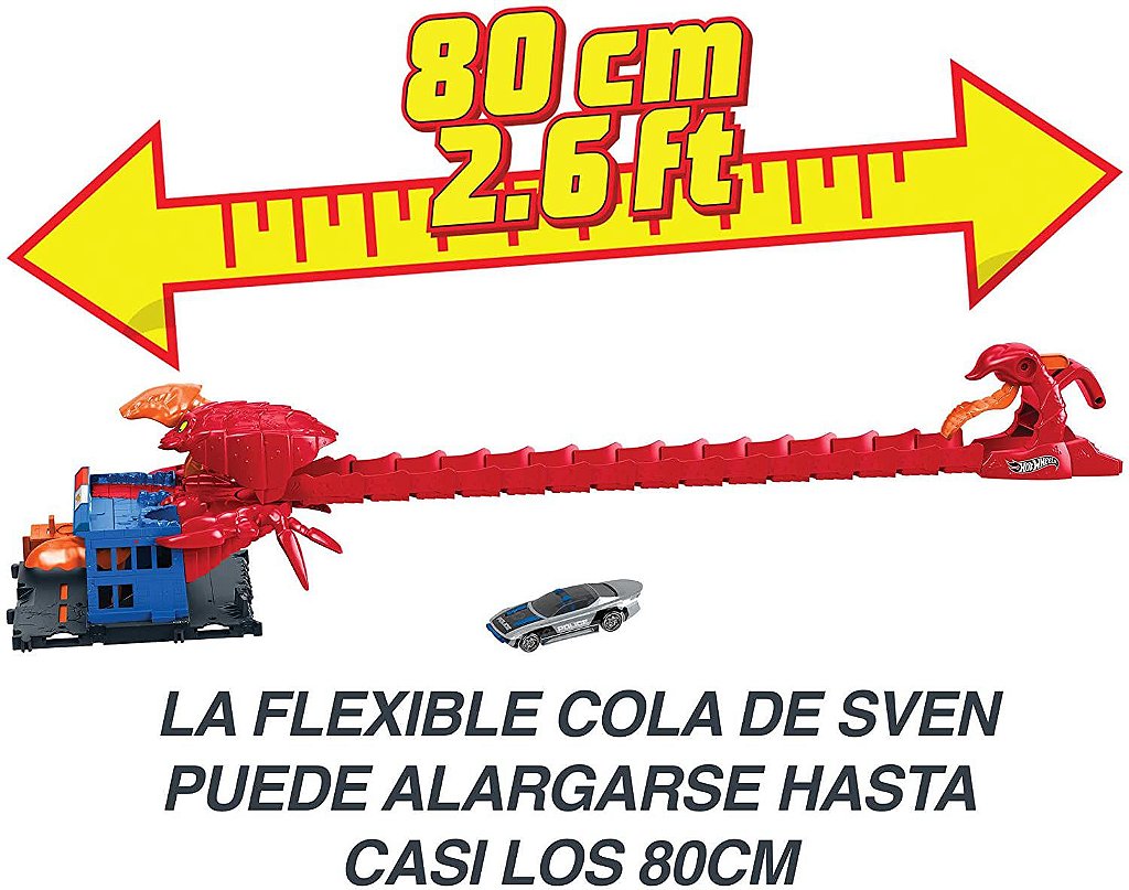 Pista Hot Wheels City Nemesis Escorpião Mattel HDR32 - Star Brink