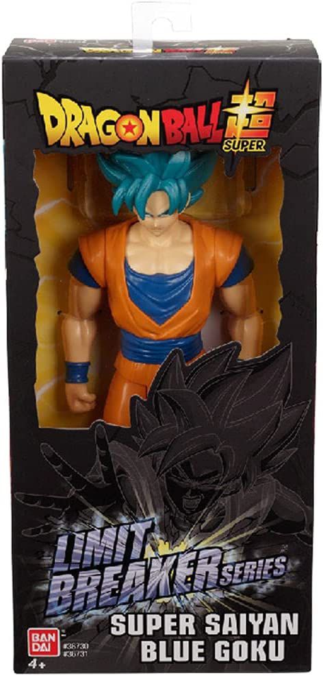 Boneco Goku Super Sayajin Blue Dragon Ball Super 30cm Bandai