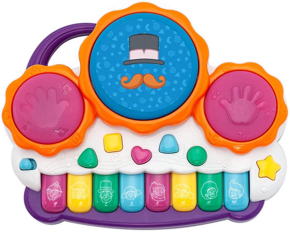 Teclado Infantil Fazendinha Super Divertido Baby Educativo