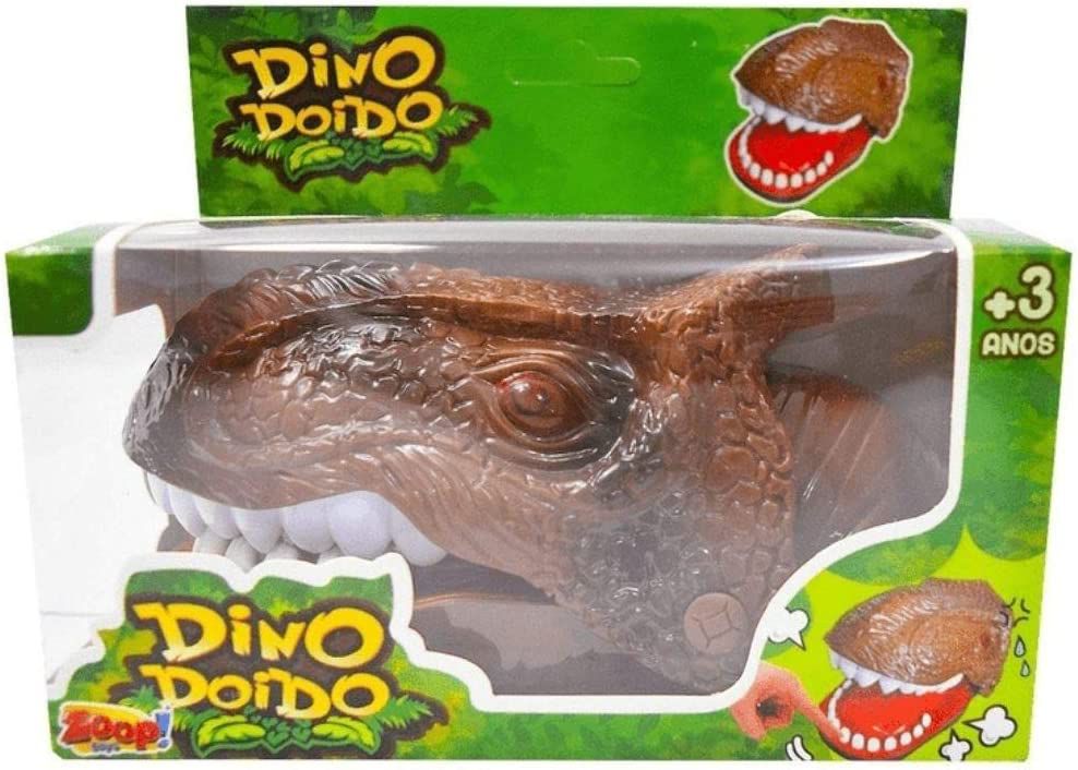 Jogo da Mordida Dinossauro com Luz e Som Brinquedo Toyng