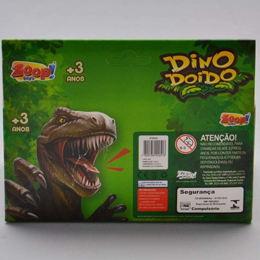 Dinossauro Tiranossauro Rex Jogo Dino Morde Dedo Jurassic Cor