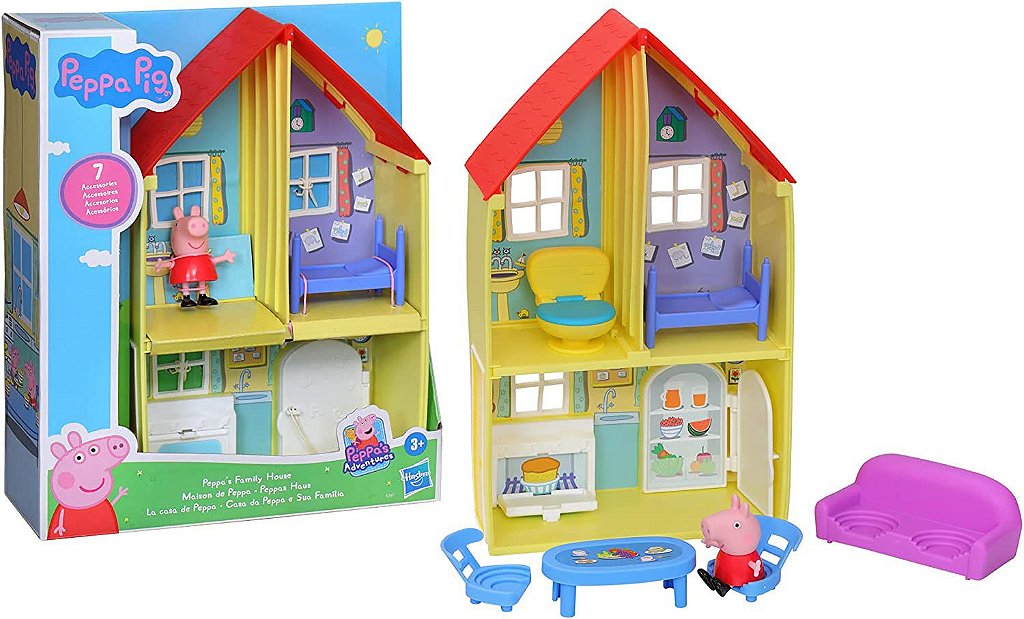 Peppa Pig e Sua Familia - F2171 - Hasbro - Real Brinquedos