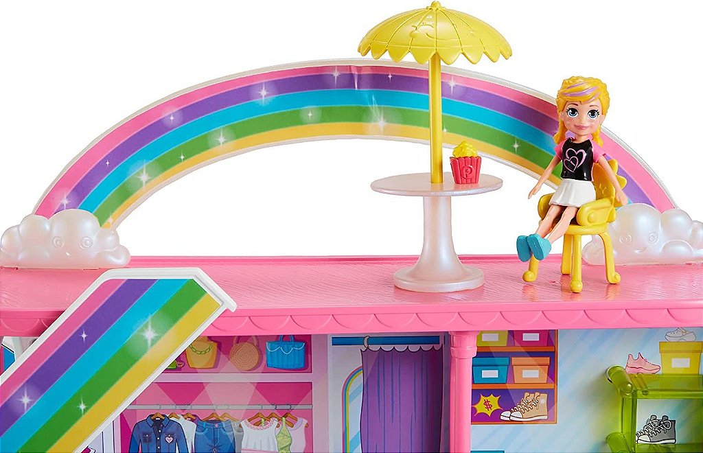 Boneca Polly Pocket Conjunto Doce Serviço de Moda HKW12 - Star Brink  Brinquedos