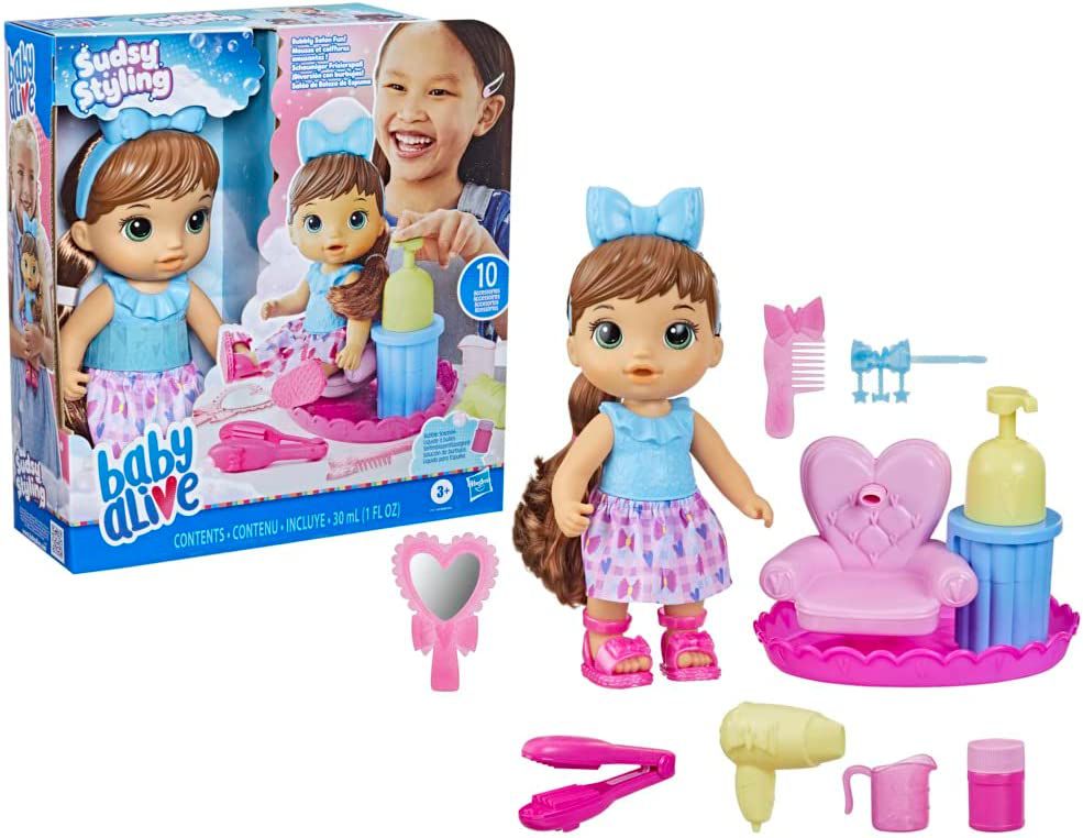 Boneca Baby Alive Bebê Festa de Presentes - Com roupa e acessórios de festa  - E8719 - Hasbro : : Brinquedos e Jogos