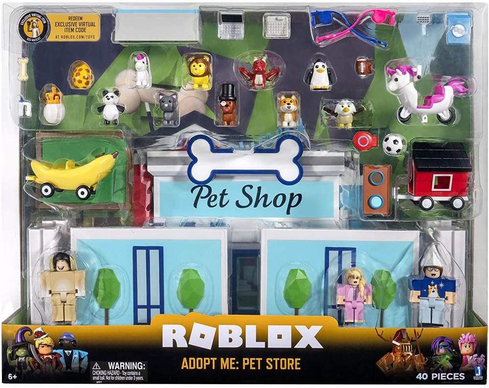 Boneco Roblox Pet Show - Pack Figuras + Código Virtual