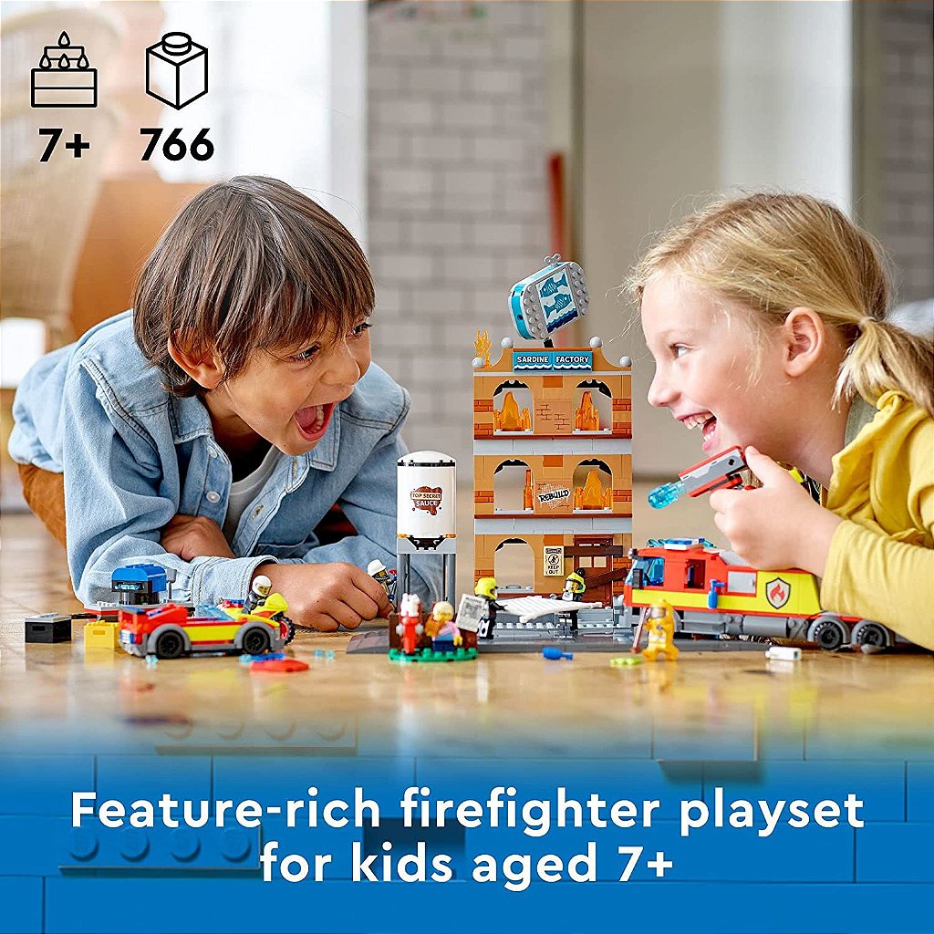 Lego City Corpo de Bombeiros 60321 - Star Brink Brinquedos