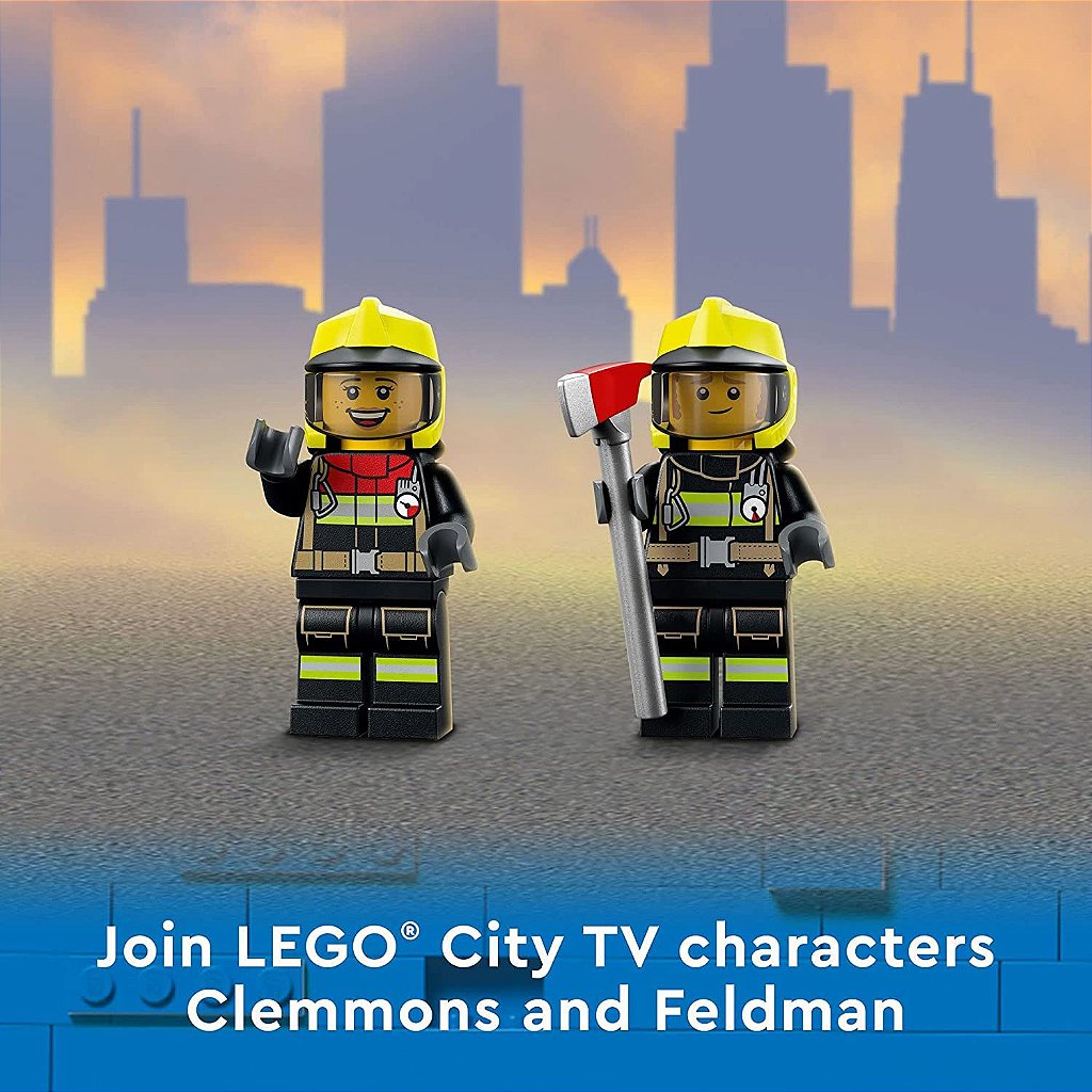 Lego City Corpo de Bombeiros 60321 - Star Brink Brinquedos