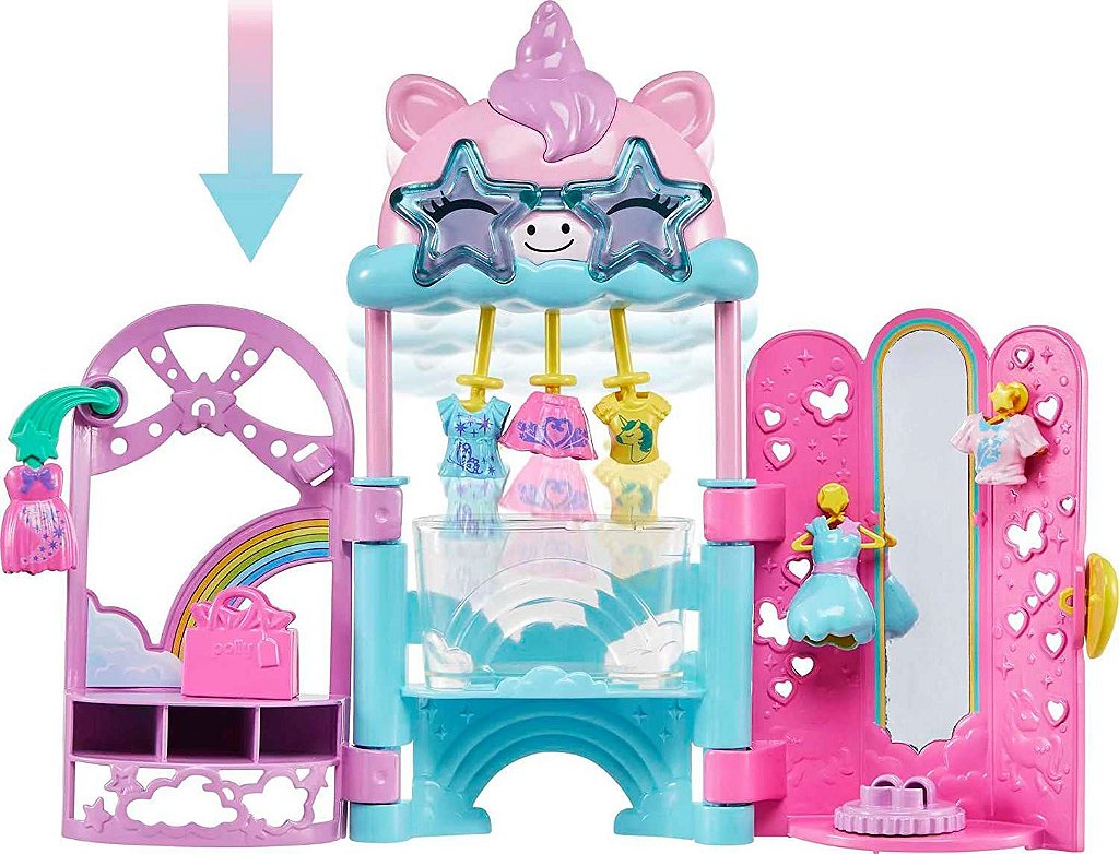 Boneca Polly Pocket Conjunto Super Armário De Animais HKW11 - Star Brink  Brinquedos