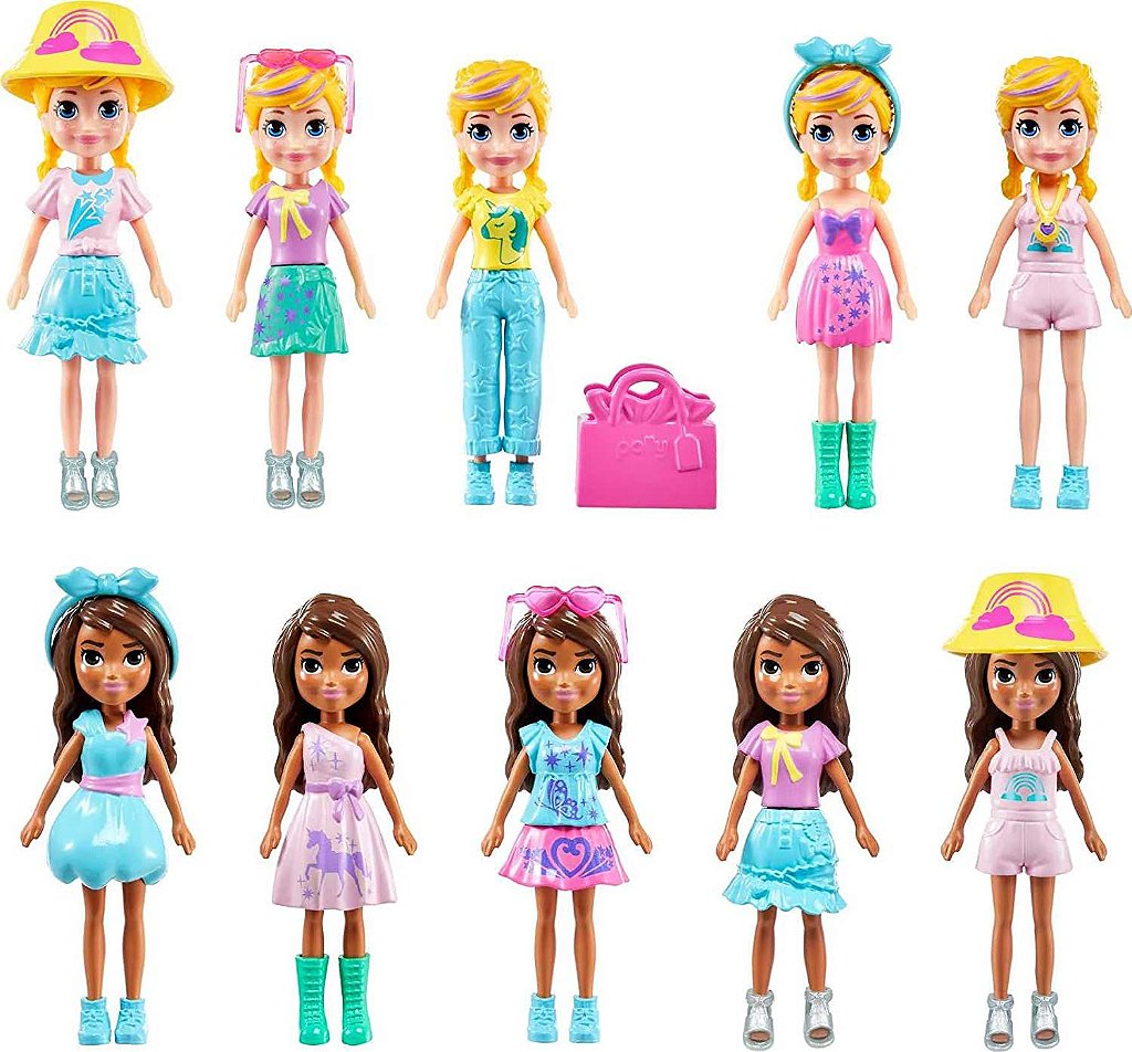 Boneca Polly Pocket Conjunto Super Armário De Animais HKW11 - Star Brink  Brinquedos