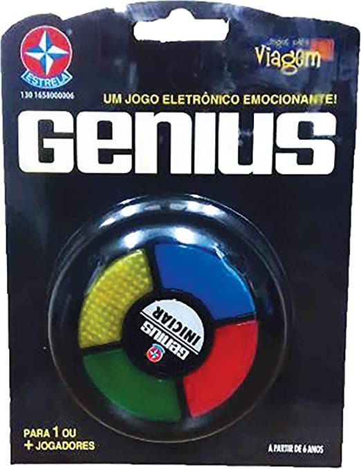 Jogo Genius, Estrela, Multicores : : Brinquedos e Jogos