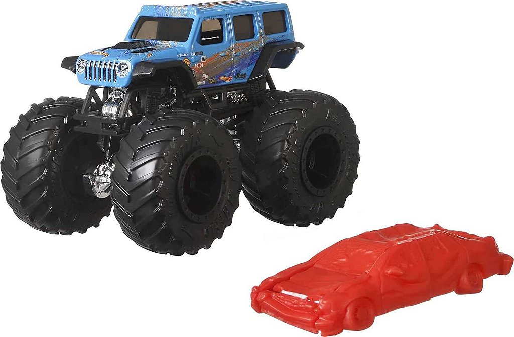 Carro Hot Wheels Monster Truck 1:64 sortidos Mattel FYJ44 - Blanc