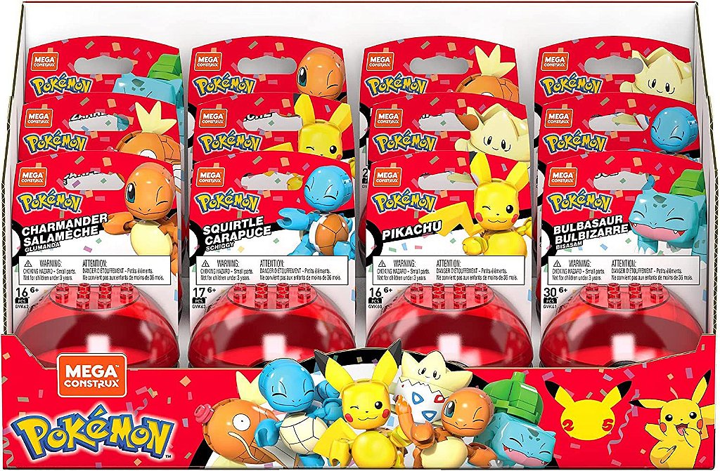 Brinquedo para Montar Mega Construx Pokemon Bola em Promoção na