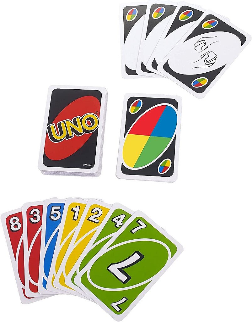 UNO Jogo de cartas Mandalorian, Multicolor, HJR23 