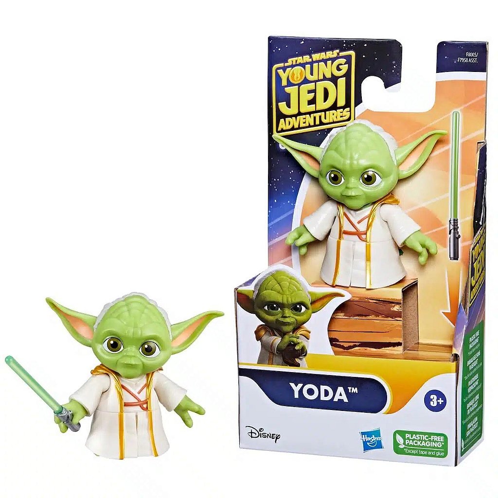 Figura Star Wars Young Jedi Adventures Yoda F8005 Hasbro - Star