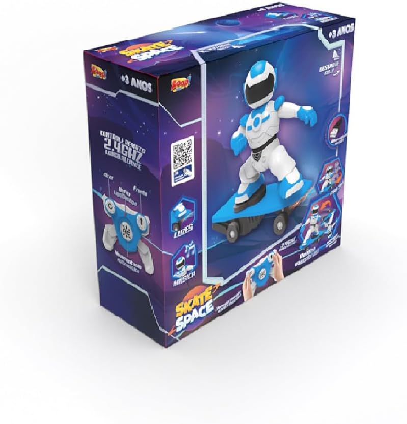 Robô Skate Space Zoop Toys ZP01042 - Star Brink Brinquedos