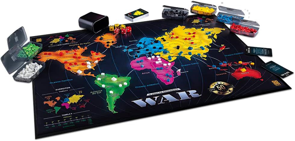 Jogo de Tabuleiro War 02000 Grow em Promoção na Americanas