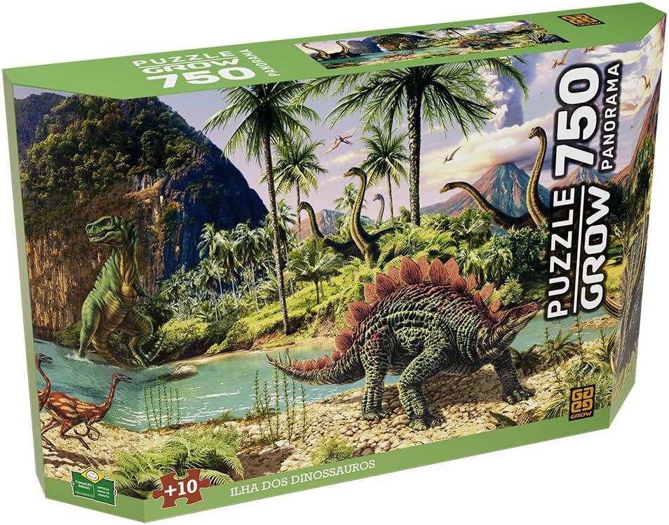 Livro De Quebra-Cabeças - Ilha Dos Dinossauros - Livrarias Curitiba