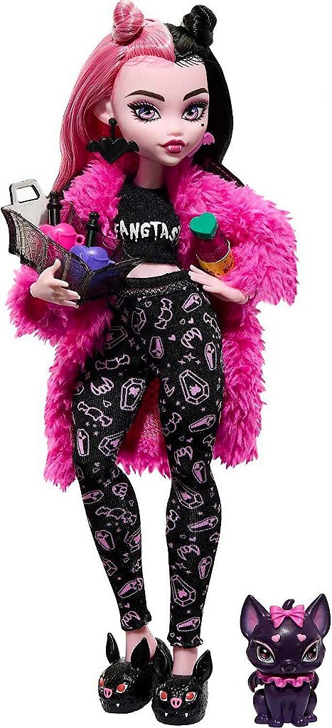 Monster High Boneca Dança Do Monstros Draculaura para crianças a partir de  4 anos : : Brinquedos e Jogos