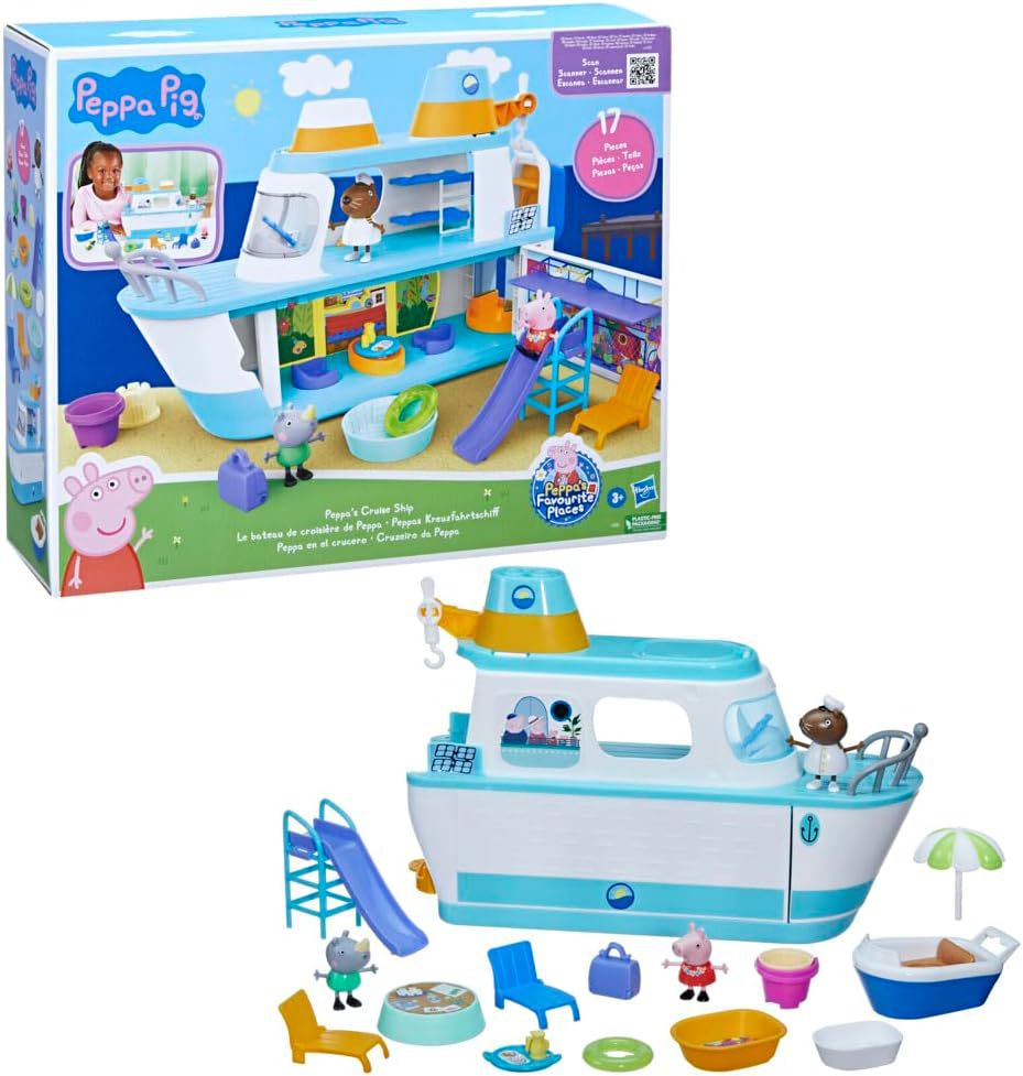 Peppa Pig, Casa da Peppa e Sua Família, Multicor : :  Brinquedos e Jogos
