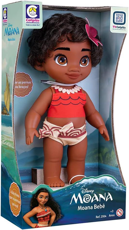 Boneca Moana Princesa Disney 36 Cm E Pua - Cotiplás 2600