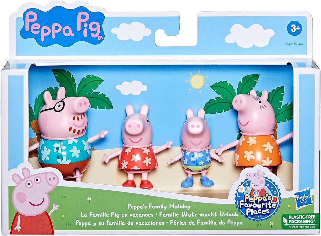 Peppa Pig Casa da Peppa e sua Família Hasbro F2167 - Star Brink