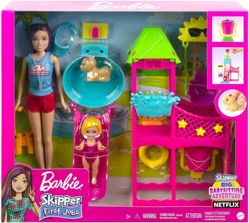 Barbie - Dreamhouse adventures - futebol da Chalsea com cachorrinhos -  Mattel