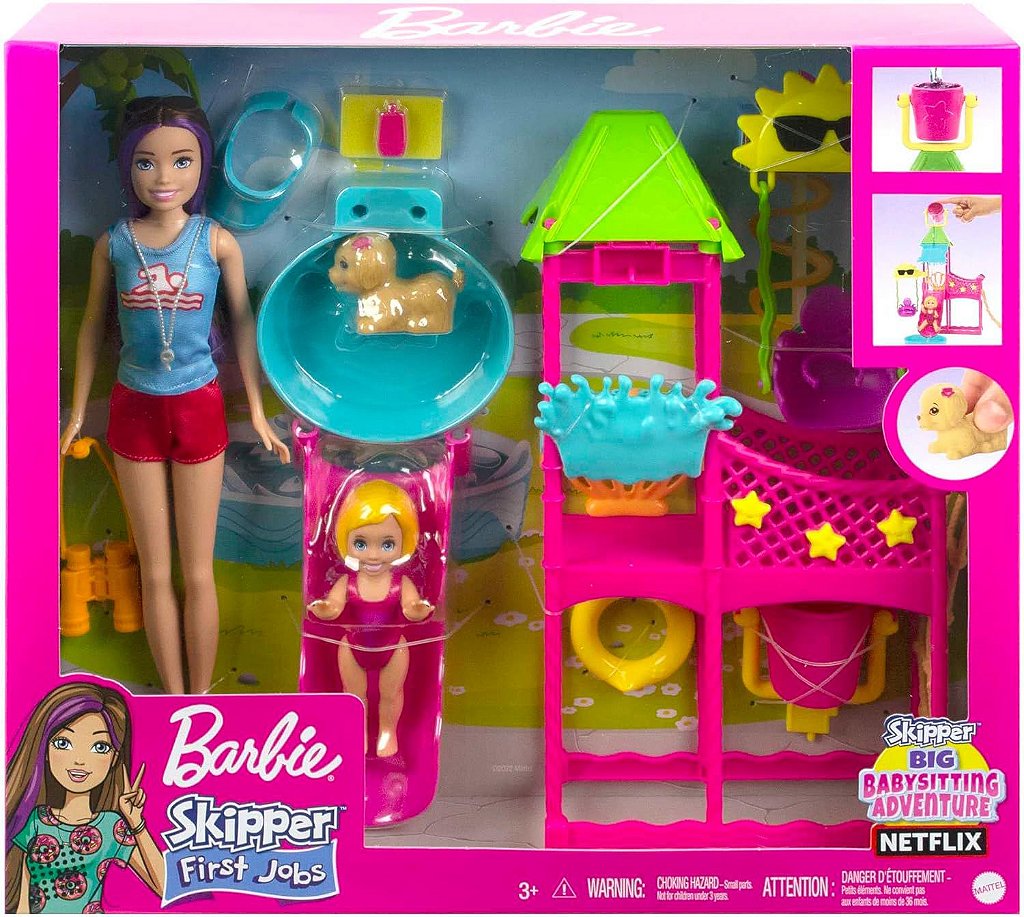 Comprar Boneca Barbie Boneca Dreamhouse com conjunto jogos de Mattel