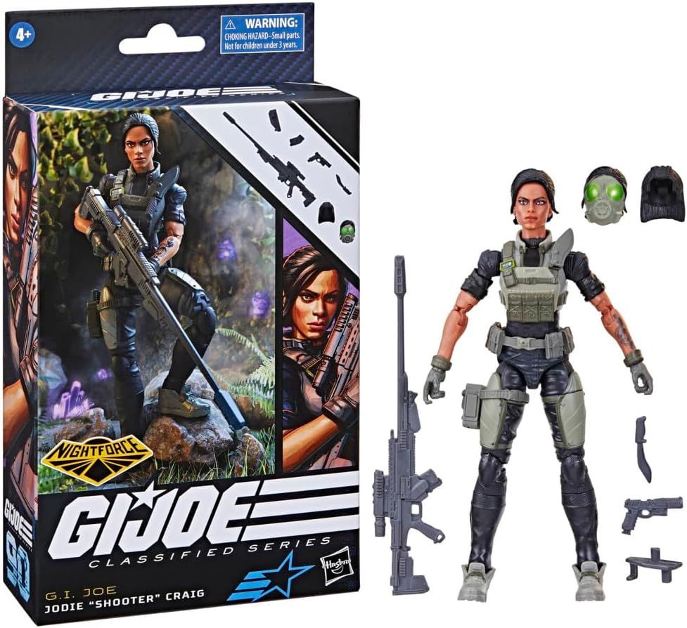 Boneco G.I. JOE Classified Series Jodie Shooter Craig Hasbro F7738