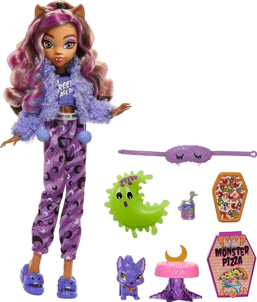 Boneca Monster High Clawdeen Wolf Moda Mattel HHK52 - Star Brink Brinquedos