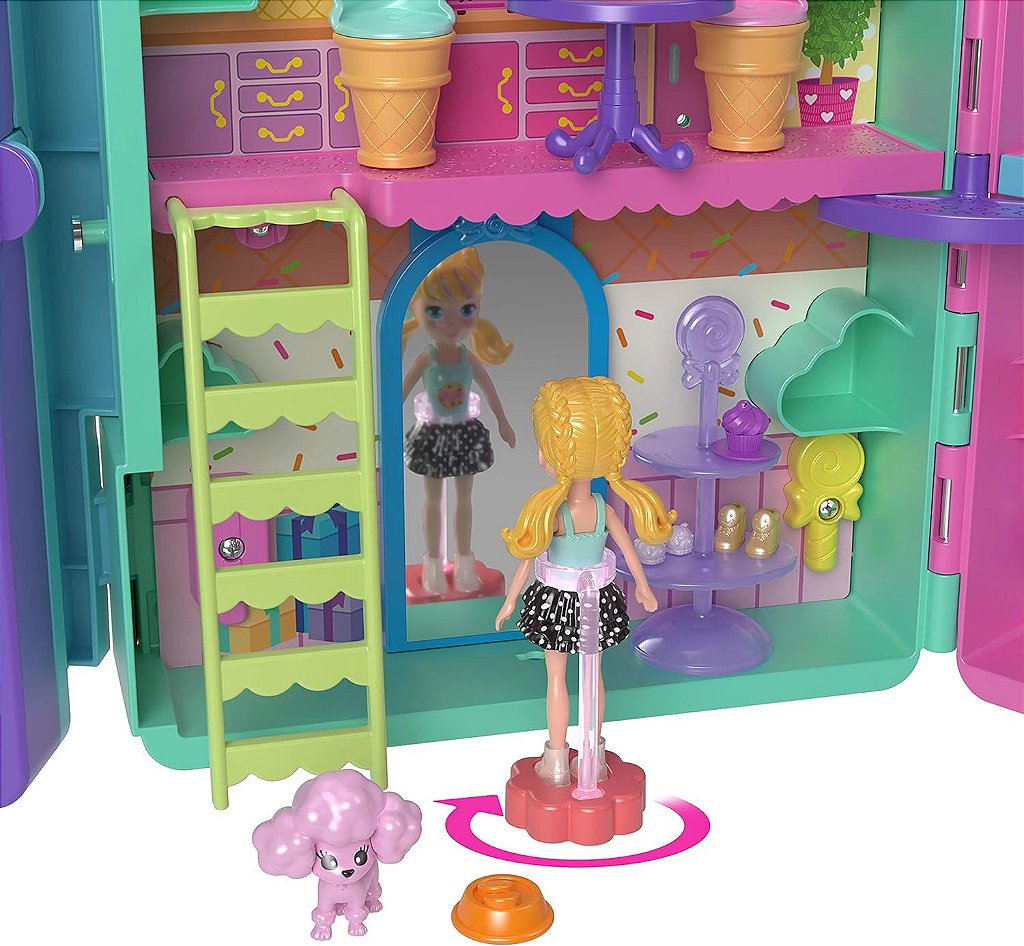 Boneca Polly Pocket Conjunto Doce Serviço de Moda HKW12 - Star Brink  Brinquedos