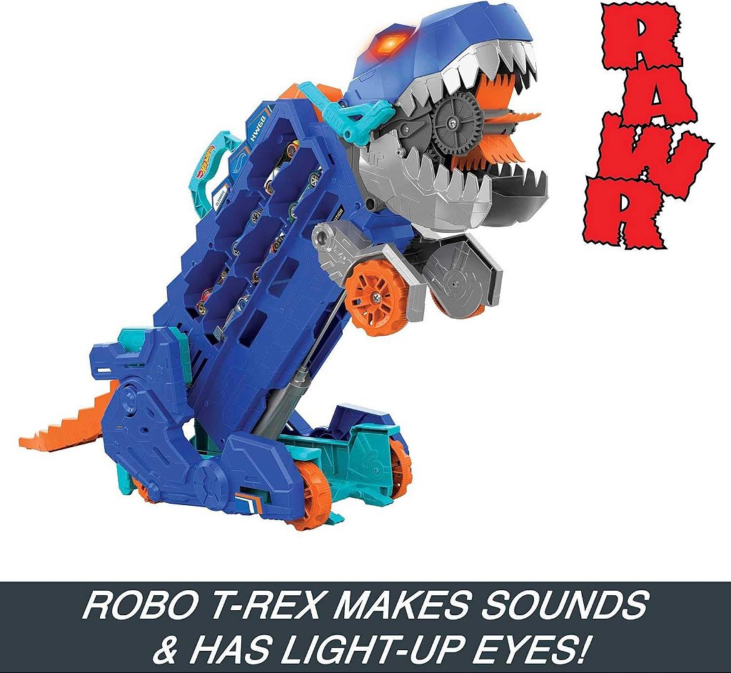 Missão de resgate T-Rex!, Hot Wheels City, Hot Wheels Português