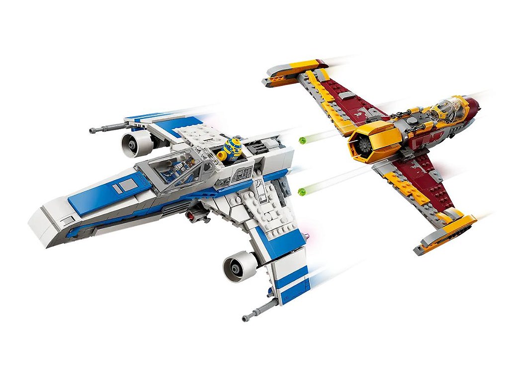 Lego Star Wars Nova República E-Wing vs. Shin Hati's Starfighter