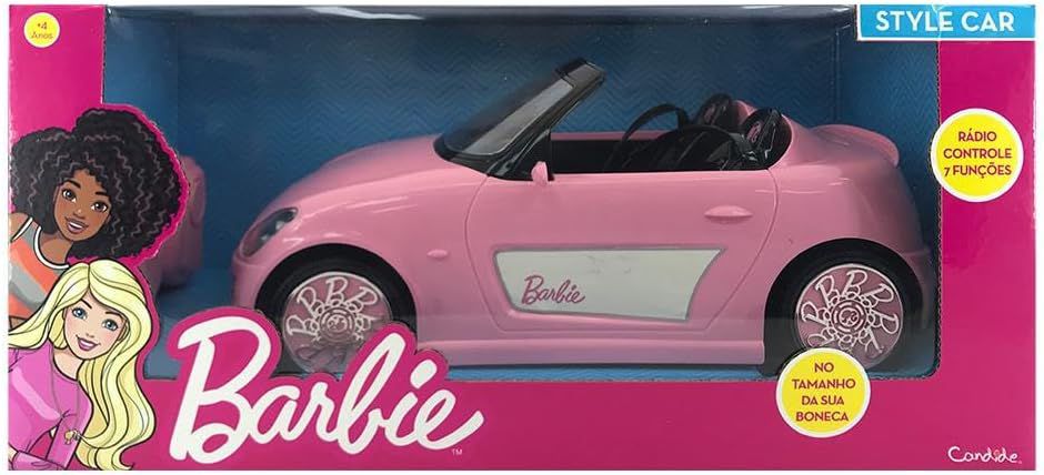 Veículo Controle Remoto 7 Funções Barbie Style Car - 1841 - Candide - Real  Brinquedos