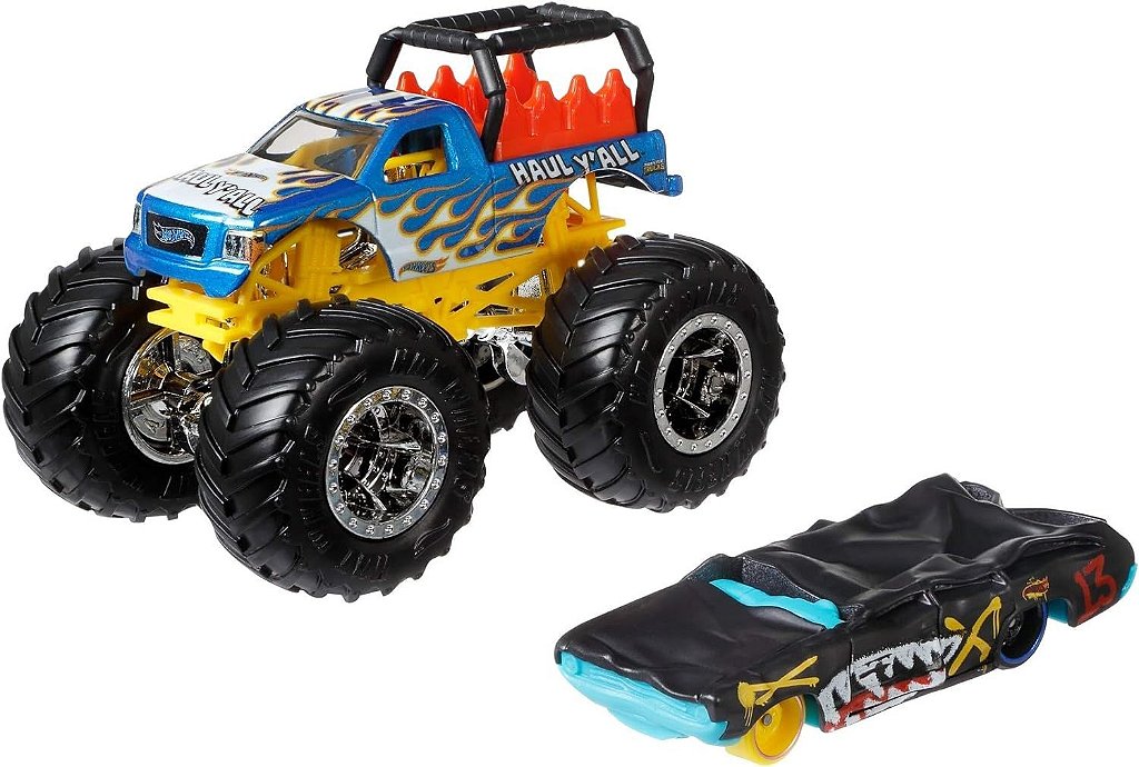 Carrinho Monster Trucks Veículo de Brinquedo - Caixa de Choques Mattel -  Carrinho de Brinquedo - Magazine Luiza